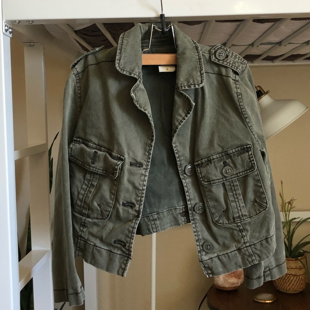 Anthropologie cropped jacket